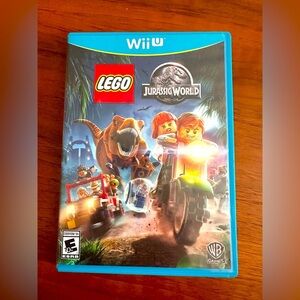 LEGO Jurassic World Nintendo Wii U game case manual EUC